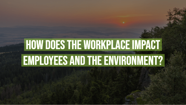 how does the workplace affect employees and the environment