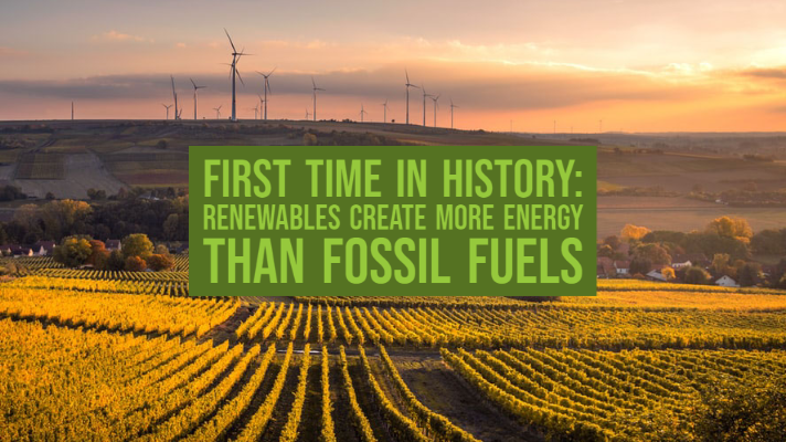 European Renewable Energy Creates More Energy Than Fossil Fuels For The First Time In History - Fleet Evolution, Tamworth