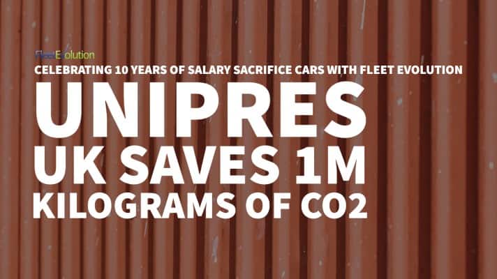 Unipres UK saves 1m kilograms of CO2 as it celebrates 10 years of salary sacrifice cars with Fleet Evolution